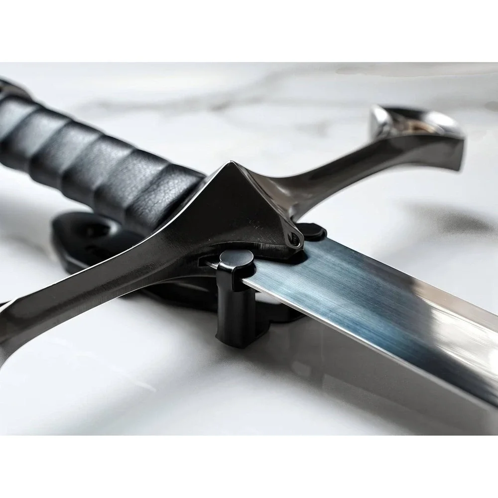 Adjustable Vertical Sword Dagger Axe Wall Mount Hanger Medieval Display Set of 2